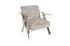 Allure Club Chair, Diva Grey , Stainless Steel Frame by PHILLIPS COLLECTION