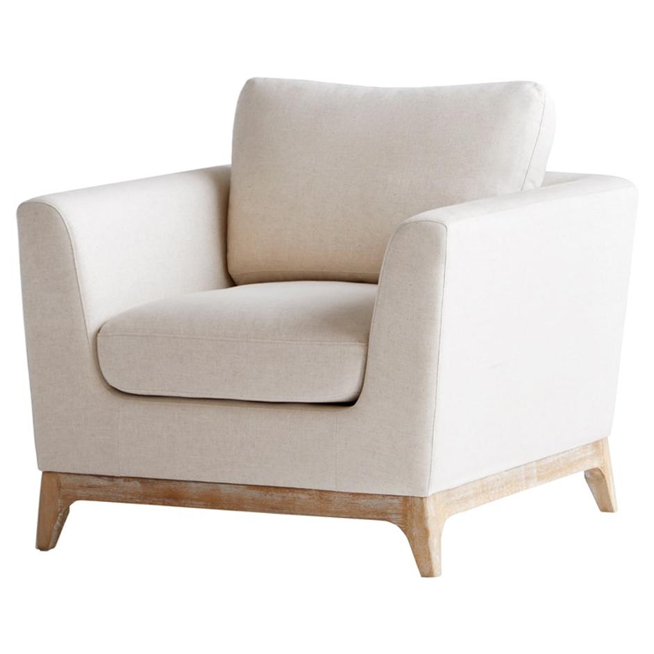 Chicory Chair | White - Cream by Cyan Design