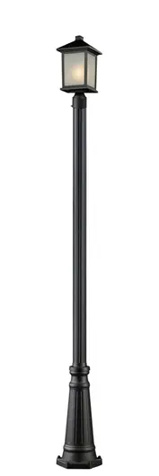 Holbrook Outdoor Post Light in Black Finish by Z-Lite