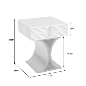Modern Geometric Spot Table by Pulaski Furniture