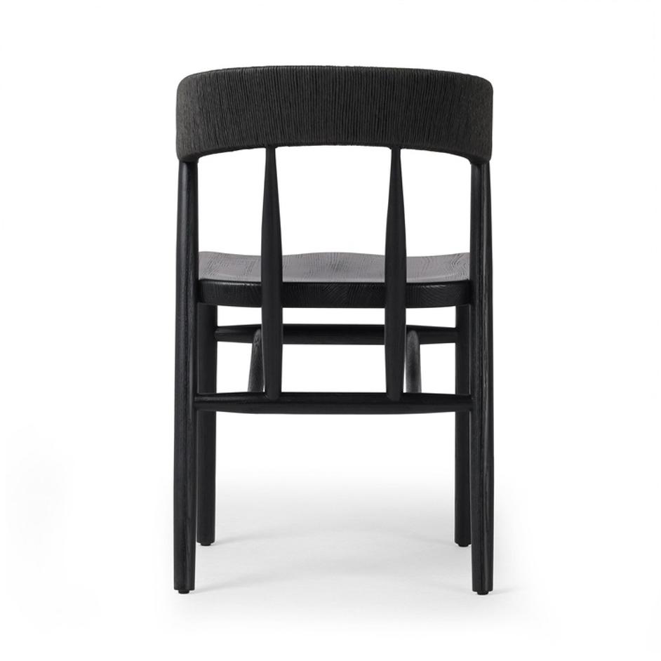 Buxton Dining Chair - Black Rush by Four Hands