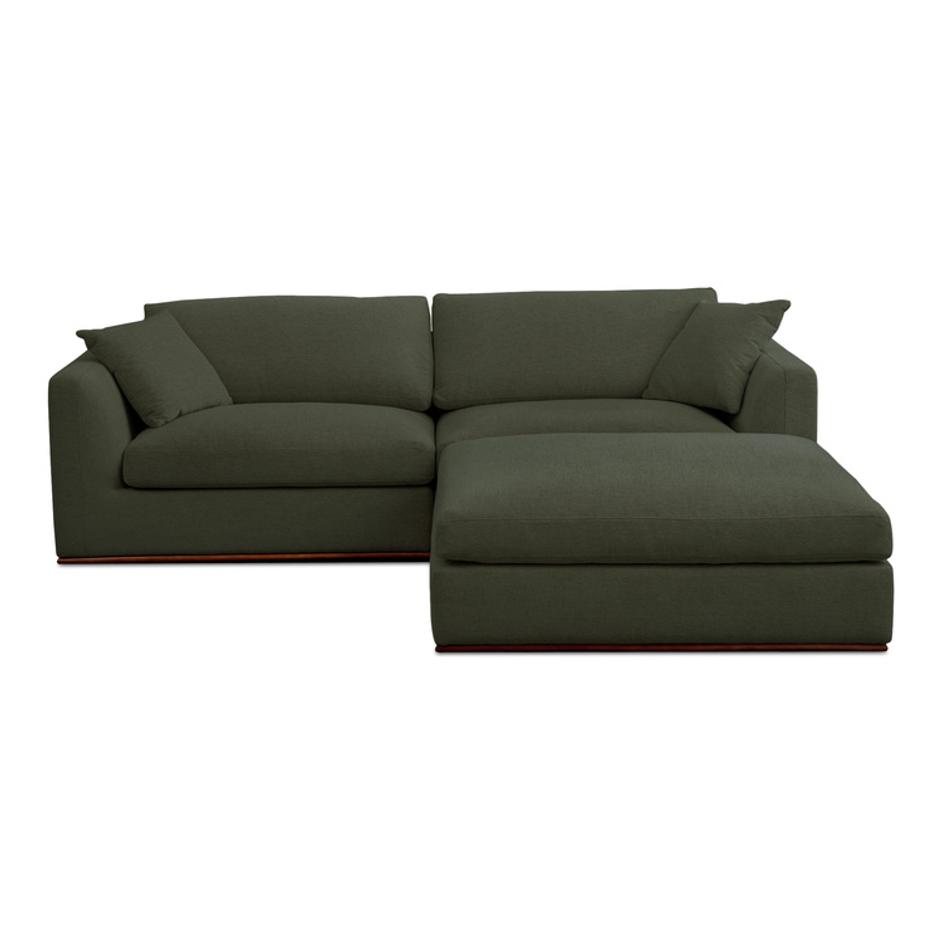 Rue Nook Modular Sectional Dark Green by Moes Home