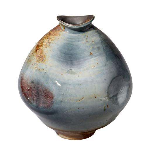 Madrid Dimpled Ceramic Decorative Vase by Jamie Young