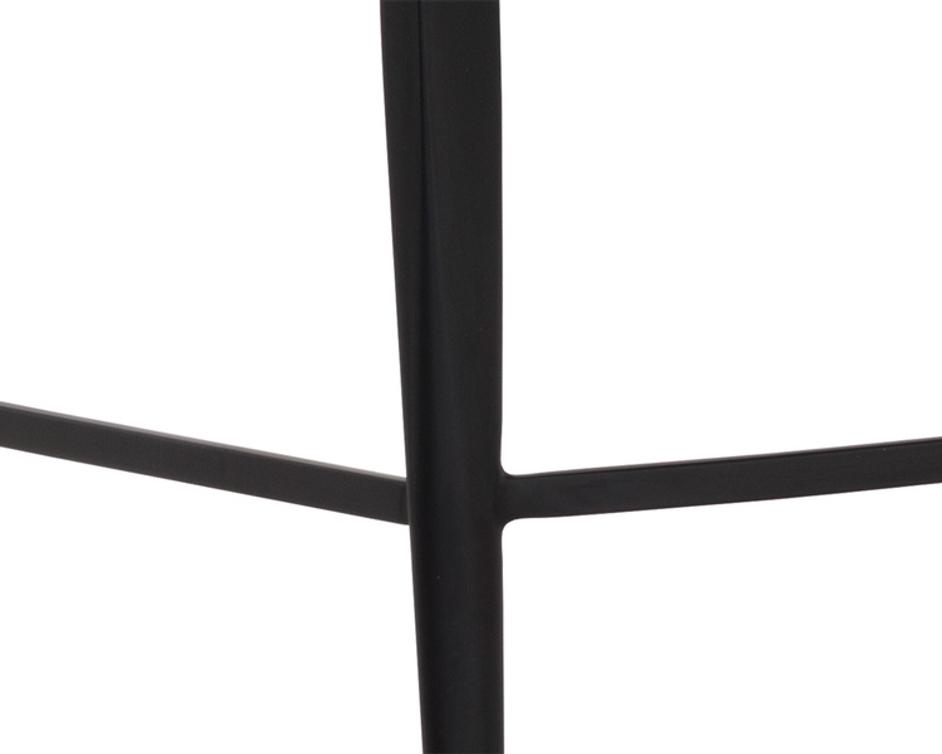 ASTRA COUNTER STOOL - BLACK - CINNAMON BROWN by Sunpan