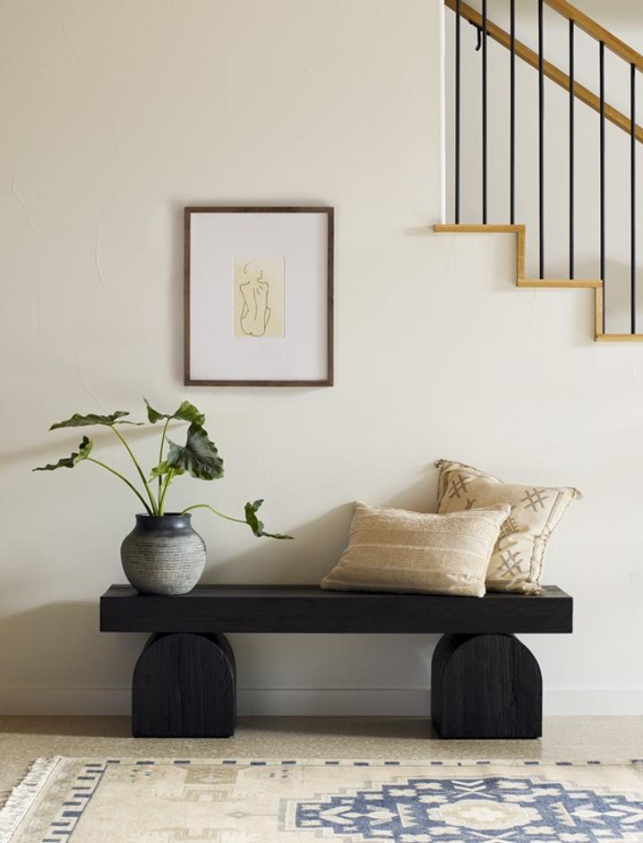 Keane Bench In Black Elm by FOUR HANDS