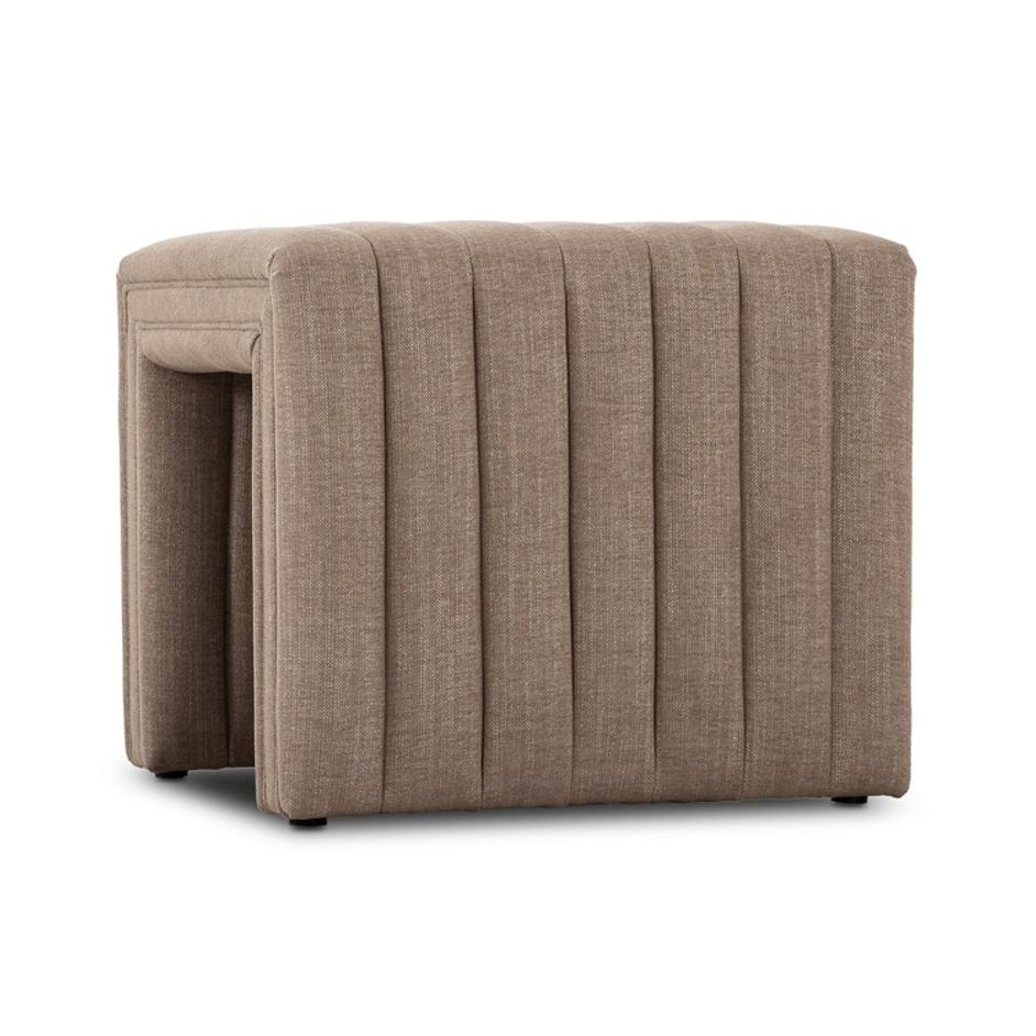 Augustine Ottoman-21" - Crypton® Nomad Taupe by Four Hands