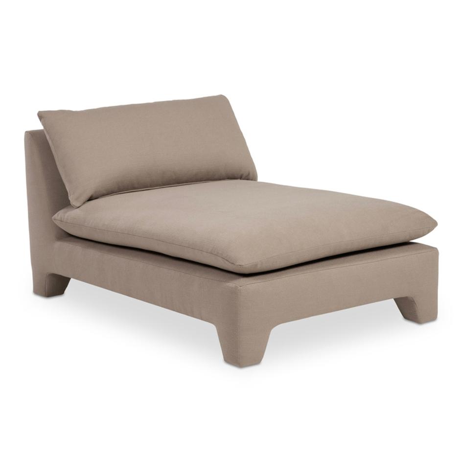 Estelle Chaise Flax by Moes Home