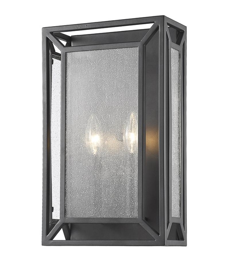 Braum 2 Light Wall Sconce in Bronze Finish by Z-Lite