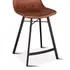 Sam Counter Chair, Trapper Brown by Home Trends & Design