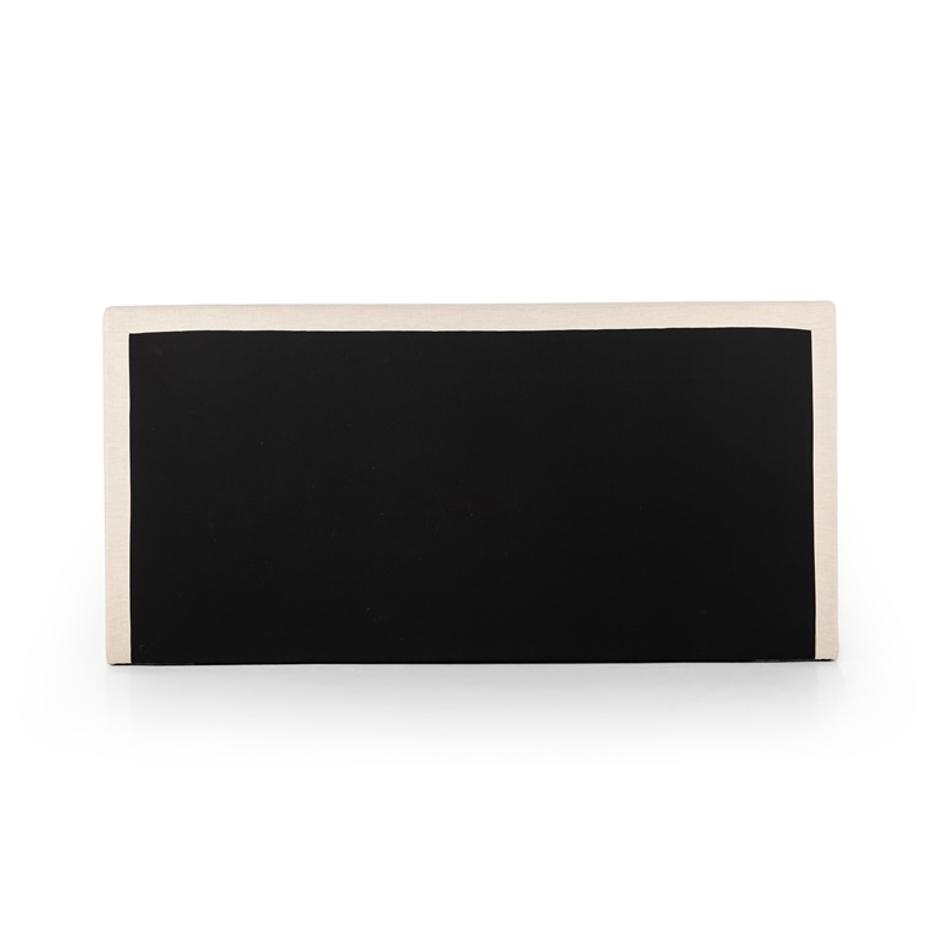 Martina Bed Wide Queen in Bergamo Parchment by FOUR HANDS