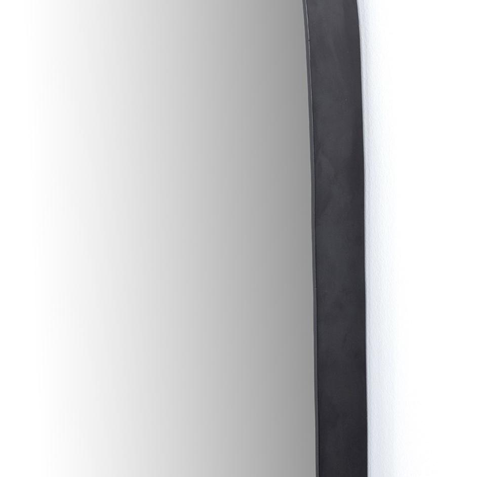 Georgina Wide Mirror In Iron Matte Black by FOUR HANDS