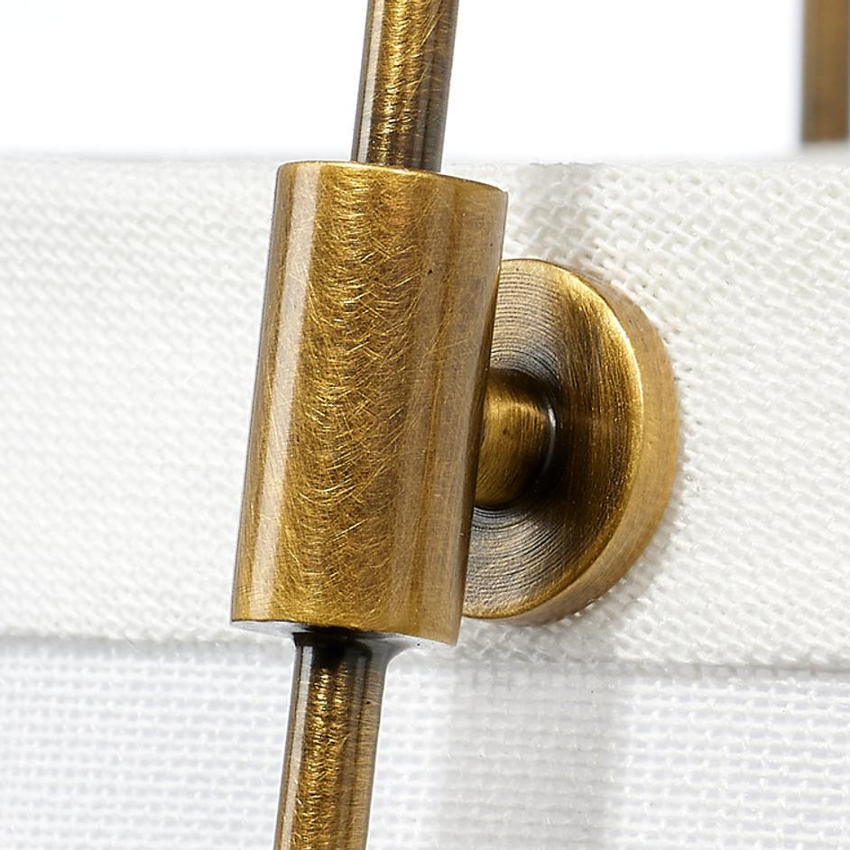  California Metal 1-Light Pendant, Antique Brass by Jamie Young