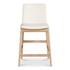 Deco Oak Counter Stool White PVC by Moes Home