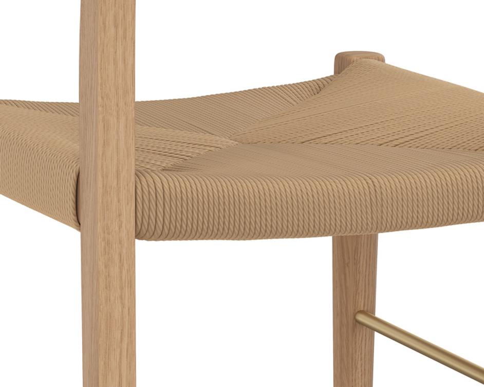BONDI COUNTER STOOL - LIGHT OAK by Sunpan