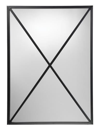 Xander Iron Rectangle Wall Mirror by Jamie Young