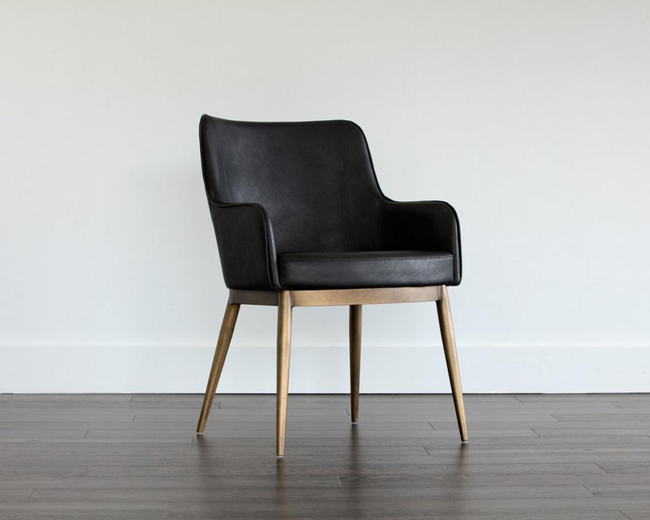 Franklin Dining Chair - Vintage Black by Sunpan