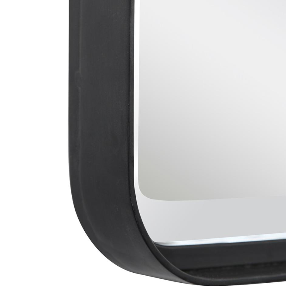 Croften Black Vanity Mirror by Uttermost