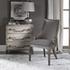 Aidrian Charcoal Gray Accent Chair by Uttermost