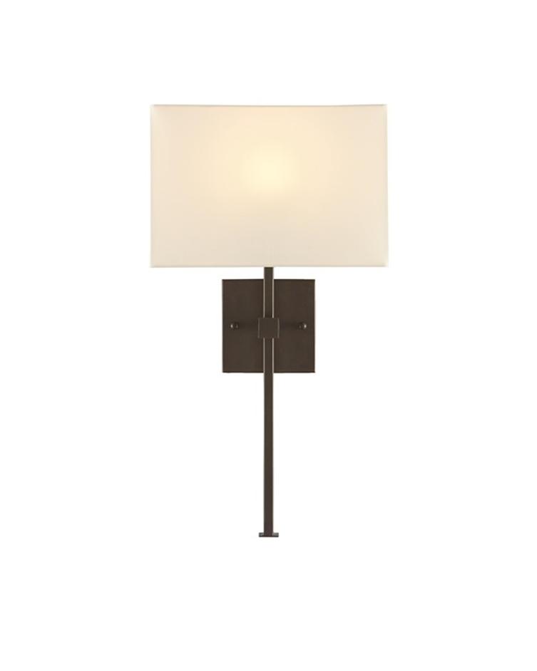Ashdown Bronze Wall Sconce In Bronze Gold by Currey & Company