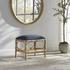 Laguna Small Navy Bench by Uttermost