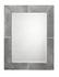 Cross Stitch Rectangle Hide Wall Mirror, Grey by Jamie Young