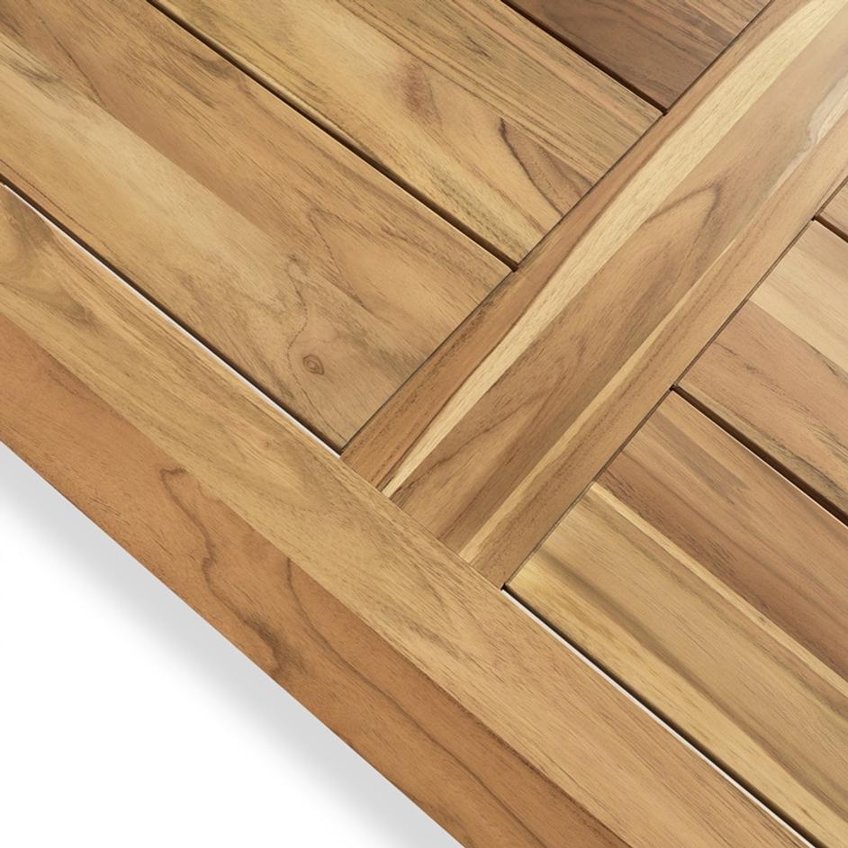 Enders Outdoor Dining Table in Natural Finish by FOUR HANDS