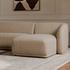 Faye Left Sectional Beige Boucle by Moes Home