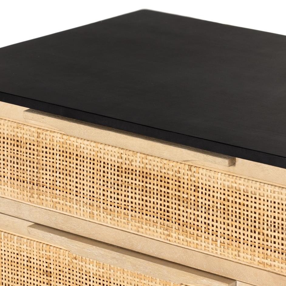 Sydney Large Nightstand - Black Wash by Four Hands