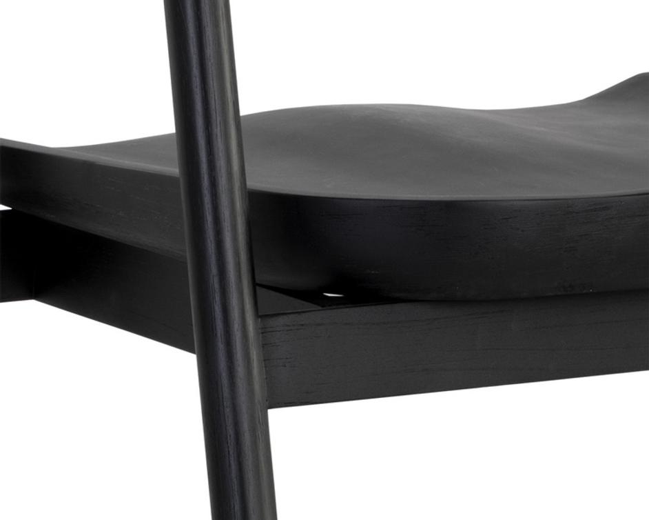 JEREMY DINING ARMCHAIR - BLACK by Sunpan