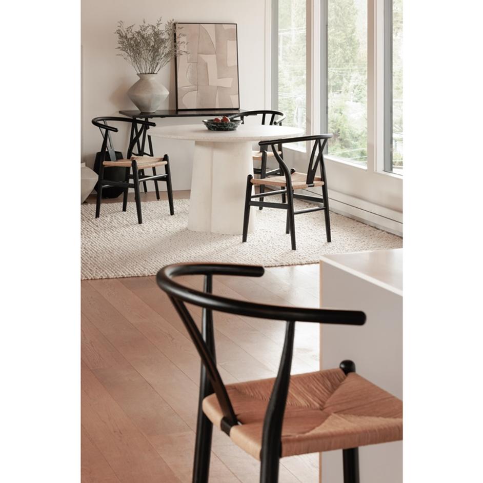 VENTANA COUNTER STOOL BLACK AND NATURAL by Moes Home