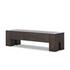 Abaso Accent Bench - Ebony Rustic Wormwood Oak by Four Hands