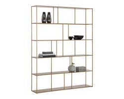Eiffel Bookcase - Extra Large - Antique Brass by Sunpan