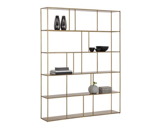 Eiffel Bookcase - Extra Large - Antique Brass by Sunpan