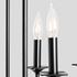 Laurie Chandelier Black by Classic Home