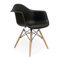 Roswell Dining Chair - Black/Natural - Set Of 2 by Aeon Furniture