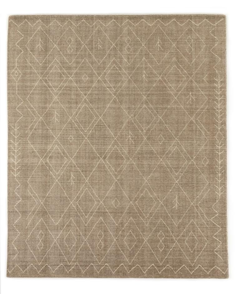 Nador Moroccan Hand In Knotted Rug In Tp In 8x10 by FOUR HANDS