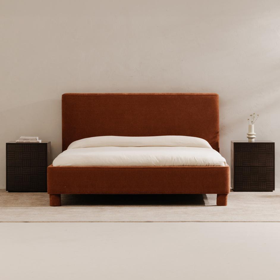 Denman Nightstand Dark Brown by Moes Home