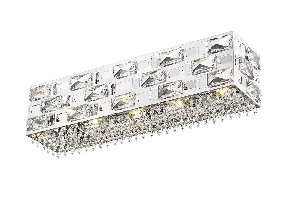 Aludra 4 Light Vanity in Chrome Finish by Z-Lite