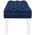 Percival Performance Velvet Bench In Navy by Modway Furniture