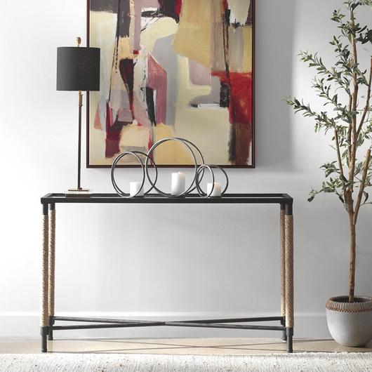 Braddock Coastal Console Table by Uttermost