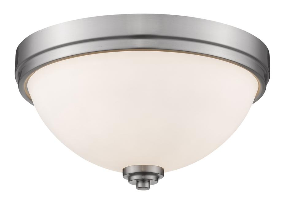 Ashton  2 Light Flush Mount in Brushed Nickel Finish by Z-Lite