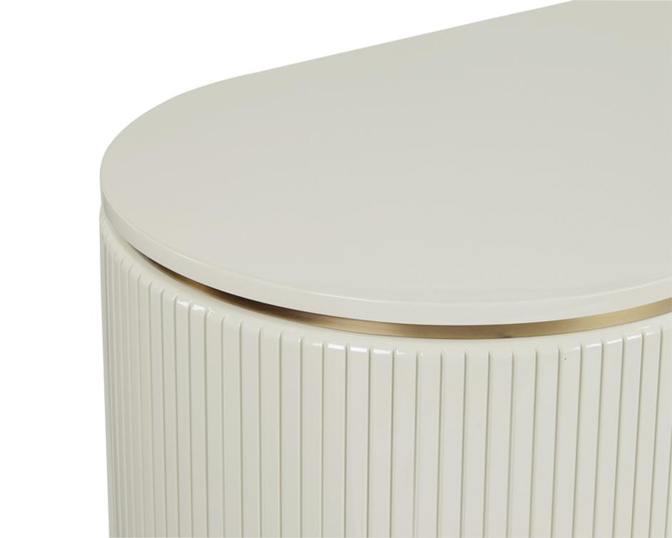 PALOMA SIDEBOARD - HIGH GLOSS CREAM by Sunpan