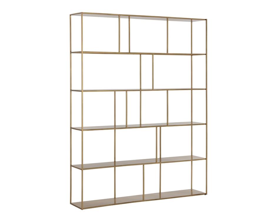 Eiffel Bookcase - Extra Large - Antique Brass by Sunpan