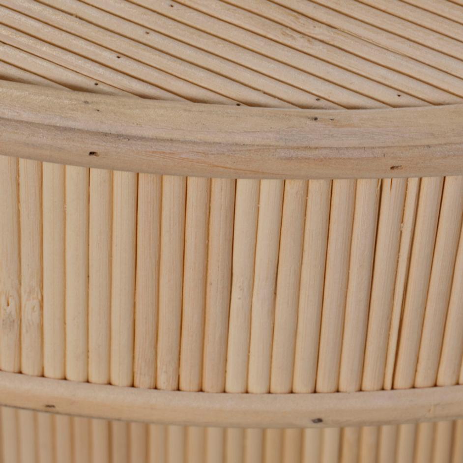 Taylor Bamboo Side Accent Table, Natural by Jamie Young