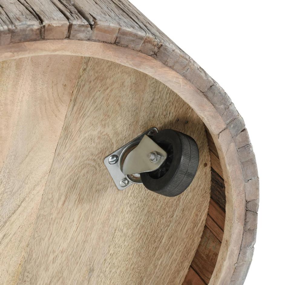 Alta Round Old Wheel Coffee Table by Classic Home