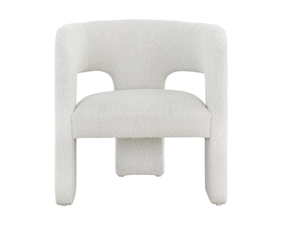 ISIDORE LOUNGE CHAIR - COPENHAGEN WHITE by Sunpan
