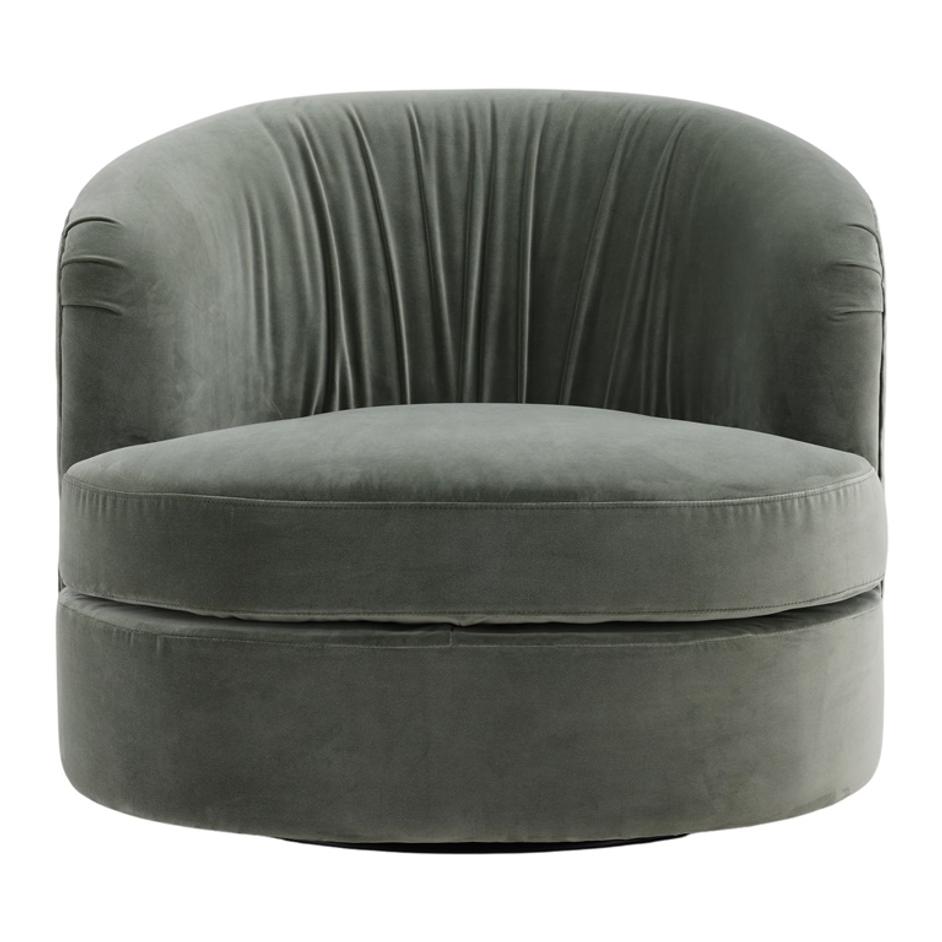 Alden Swivel Chair by Curated Collections