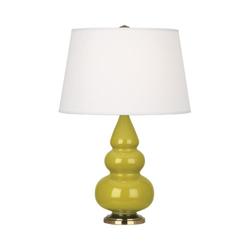Citron Small Triple Gourd Accent Lamp by Robert Abbey