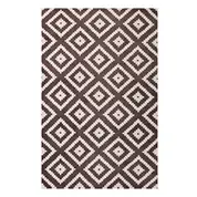 Jocelyn Abstract Diamond Trellis 8X10 Area Rug In Ivory And Brown by Modway Furniture