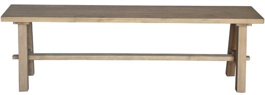 Bedford 59" Bench "A" Base In Brushed Smoke by New Pacific Direct